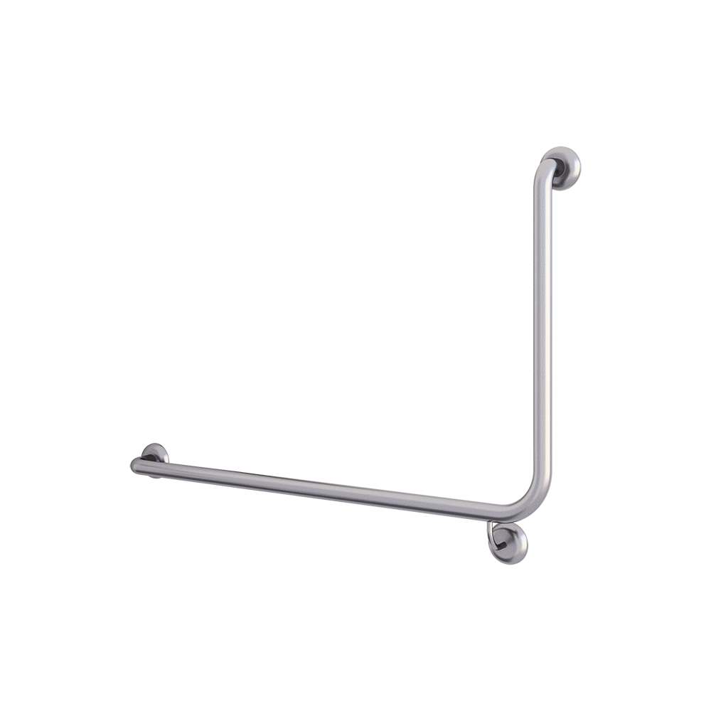 Antimicrobial Coated Accessible Left Hand 90° Grab Rail