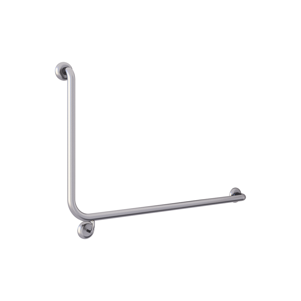 Antimicrobial Coated Accessible Right Hand 90° Grab Rail