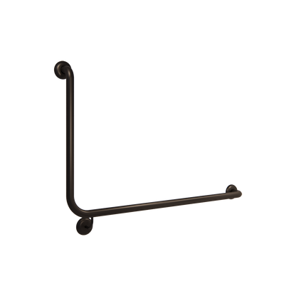 Accessible Right Hand 90° Grab Rail, Concealed Fix Designer Black