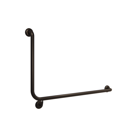Accessible Right Hand 90° Grab Rail, Concealed Fix Designer Black