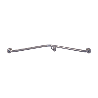 Corner Shower Grab Rail Left Hand - 750mm x 750mm SS
