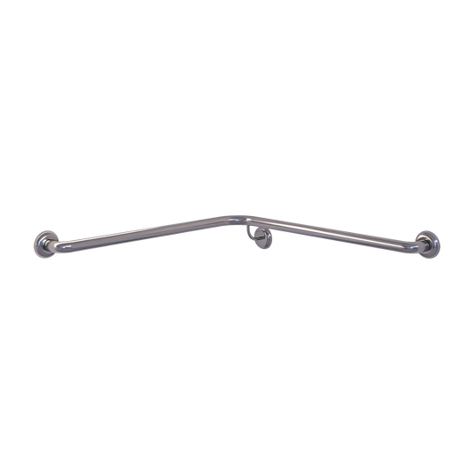 Corner Shower Grab Rail Left Hand - 750mm x 750mm SS