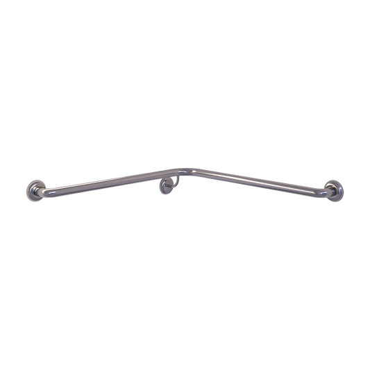 Corner Shower Grab Rail Right Hand - 750mm x 750mm SS