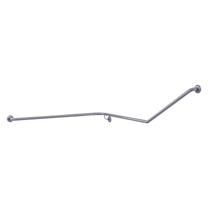 Accessible Wrap Around Left Hand 30° Grab Rail, Modular, Concealed Fix SS