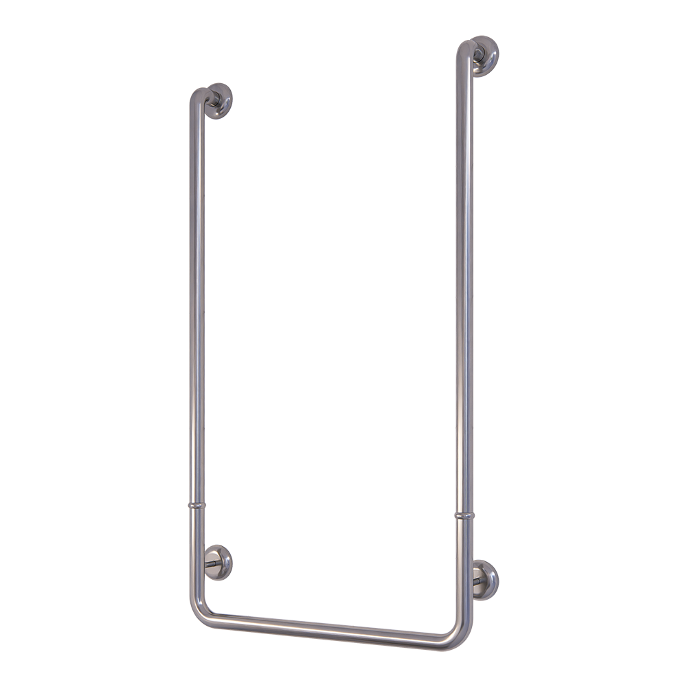 Modular U-Shaped Grab Rail 600mm W x 1100mm H - SS