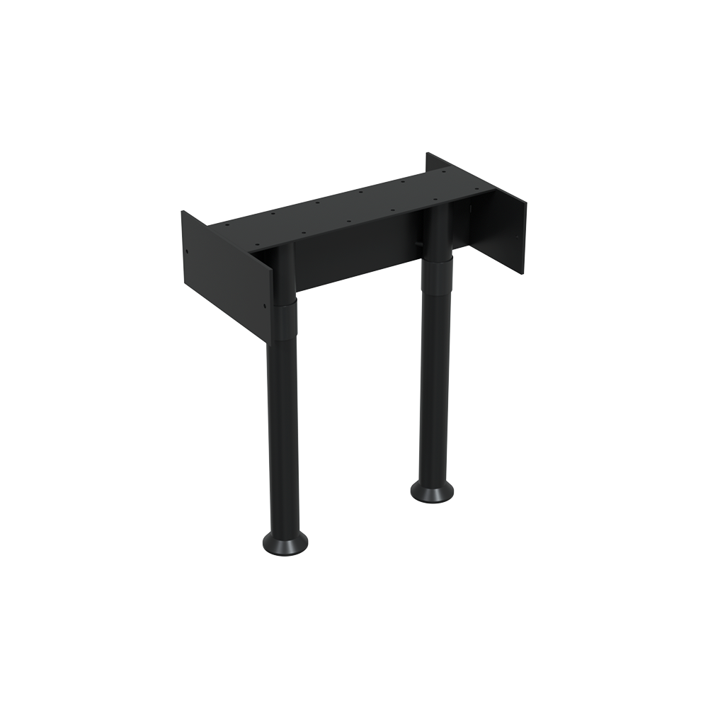 Adjustable Bench Seat Bracket – Approx. 20-25mm Adj - Finish: Designer Black Anodised Aluminum