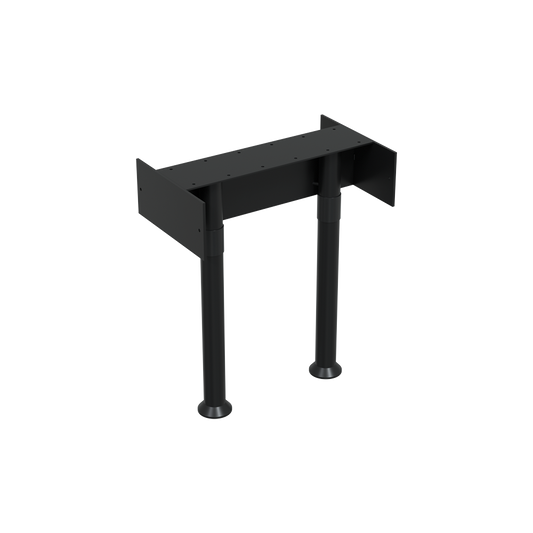 Adjustable Bench Seat Bracket – Approx. 20-25mm Adj - Finish: Designer Black Anodised Aluminum
