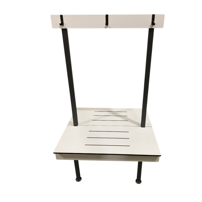 Adjustable Island Bench Seat Bracket. Approx. 20-25mm Adj Ext -  Finish: Designer Black
