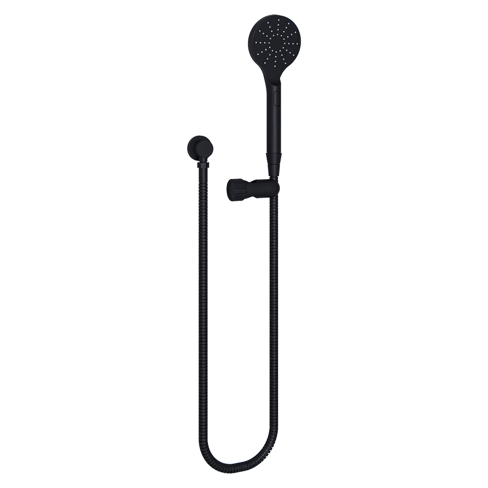 32mm Grab Rail Shower Kit – Designer Black Handset & Hose