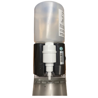 Surface Mounted Sensor Operated Hand Sanitiser Dispenser – 800mL Capacity. Finish: Designer Black