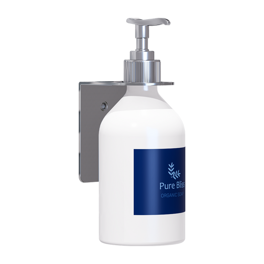 Single Soap Bottle Holder - to suit 29mm or smaller bottle neck, Finish: Satin Stainless Steel