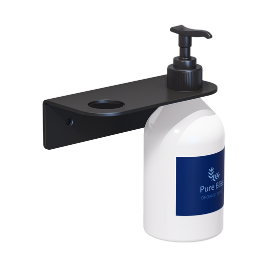 Double Soap Bottle Holder - to suit 29mm or smaller bottle neck, Finish: Designer Black