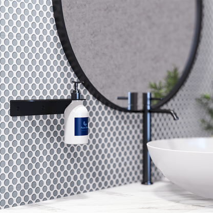 Triple Soap Bottle Holder - to suit 29mm or smaller bottle neck, Finish: Designer Black