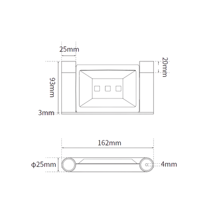Parker: Soap Dish Designer Black