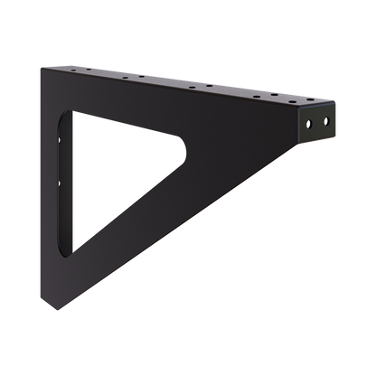 Wall Mount Bench Seat Bracket - Designer Black
