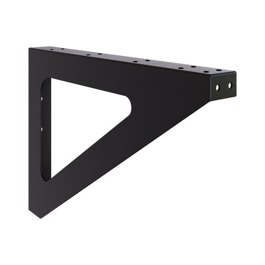 Wall Mount Bench Seat Bracket - Designer Black