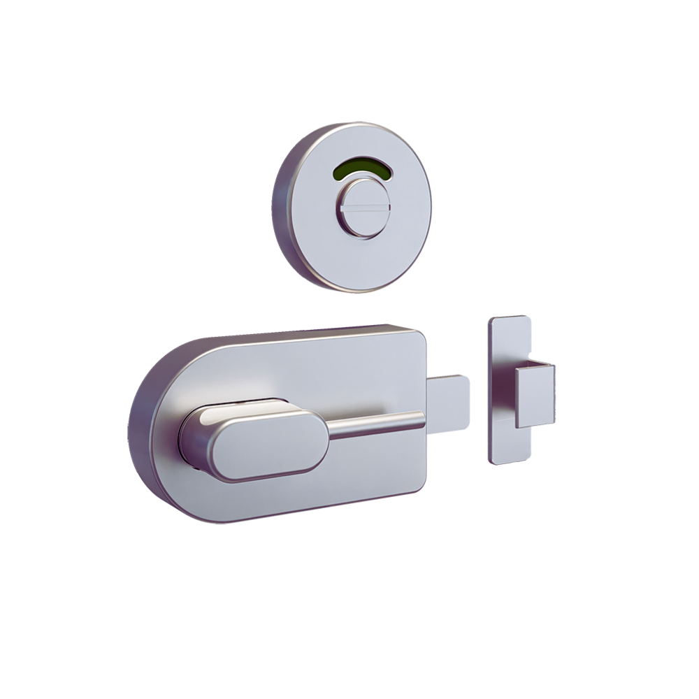 700 Series Ambulant Lock and Indicator Set with Bumper – With Screw Fixings