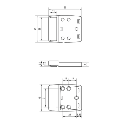 Moda Series Bumper – Concealed - With Screw Fixings