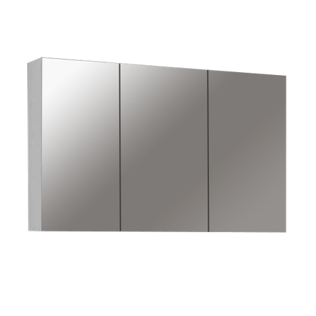 1200mmx750mm PVC Shaving Cabinet - Gloss White