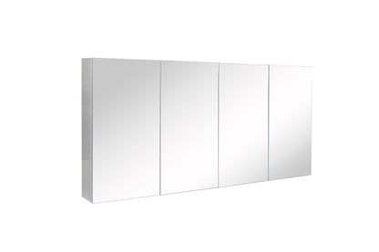 1500mmx750mm PVC Shaving Cabinet - Gloss White