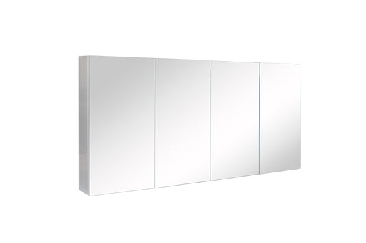 1500mmx750mm PVC Shaving Cabinet - Gloss White