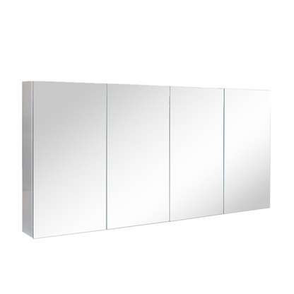 1500mmx750mm PVC Shaving Cabinet - Gloss White