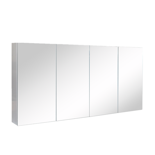 1500mmx750mm PVC Shaving Cabinet - Gloss White