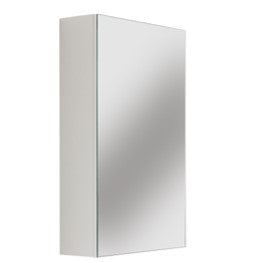 450mmx750mm PVC Shaving Cabinet - Gloss White