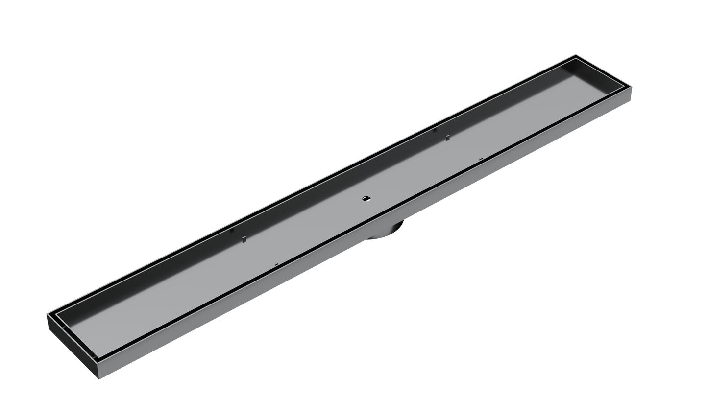 Ezyflow 800mm Tile Insert Linear Waste DN89 - Gunmetal
