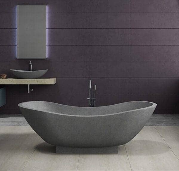 1800mm Pietra Bianca - Mango Freestanding Bathtub