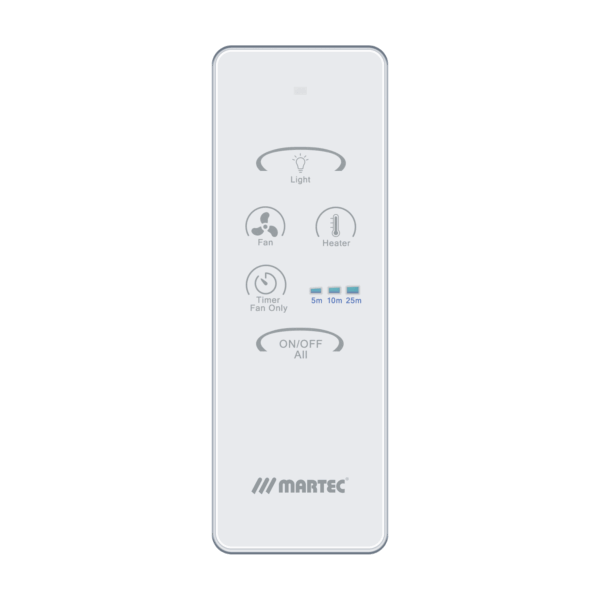 Remote Control Kit to Suit 3 in 1 Bathroom Heater
Exhaust Fan