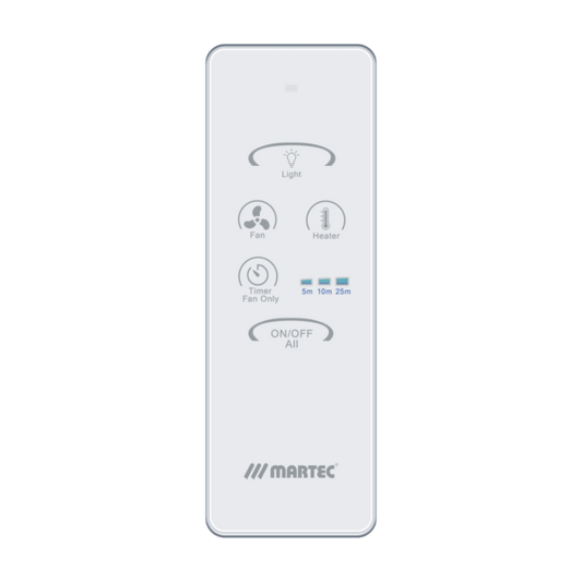 Remote Control Kit to Suit 3 in 1 Bathroom Heater
Exhaust Fan