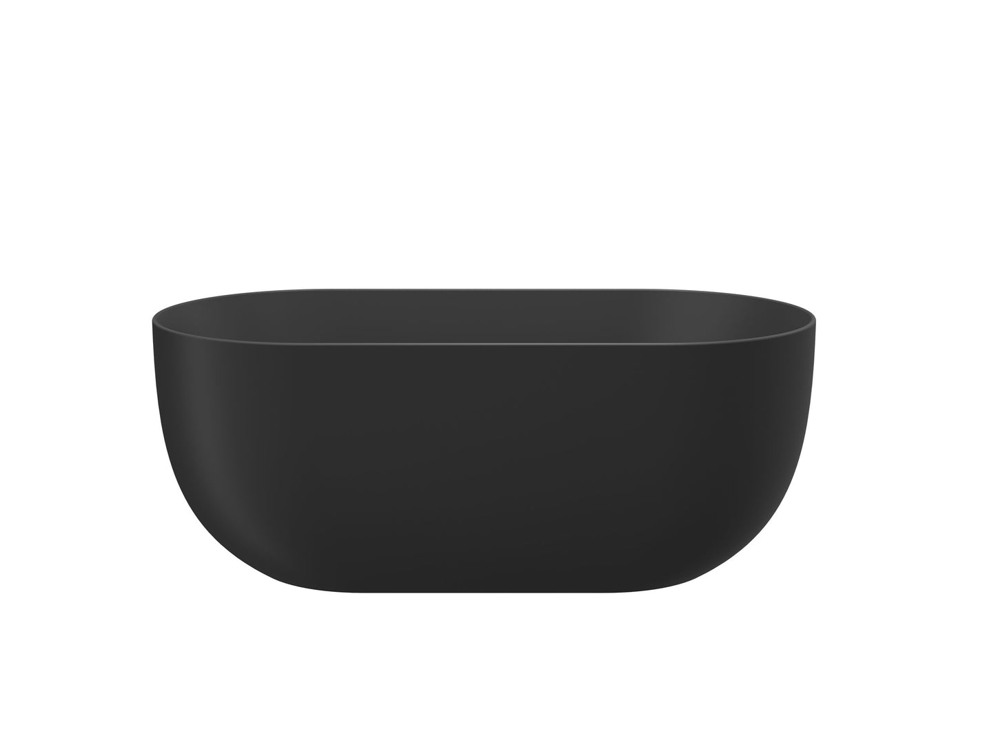 Nora 1500mm Freestanding Bath - Matte Black