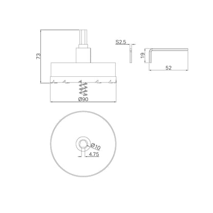 90mm Hole Saw Only