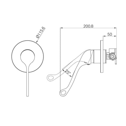 Classic Care Shower Mixer Chrome