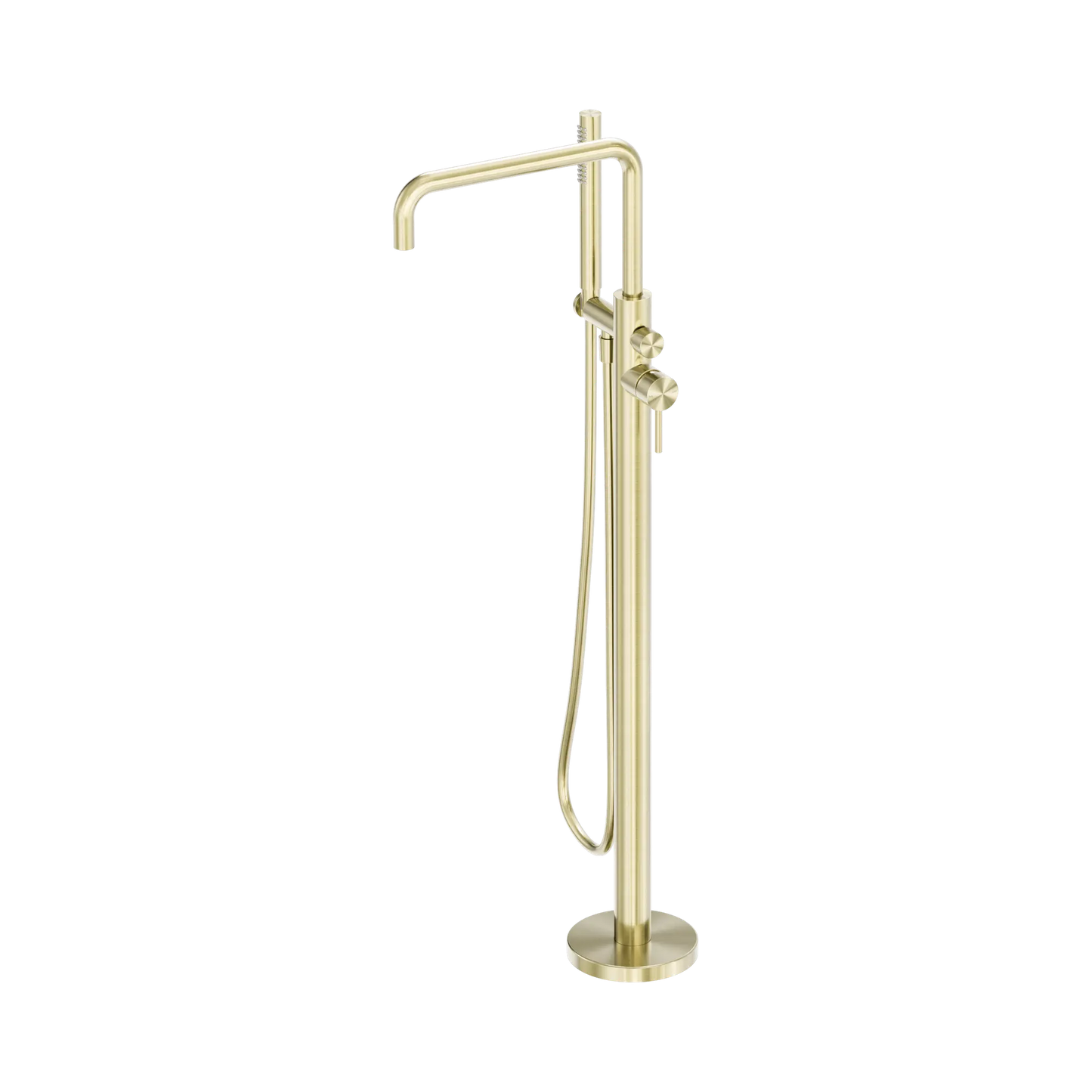 Zen SS316L Freestanding Bath Mixer Brushed Gold