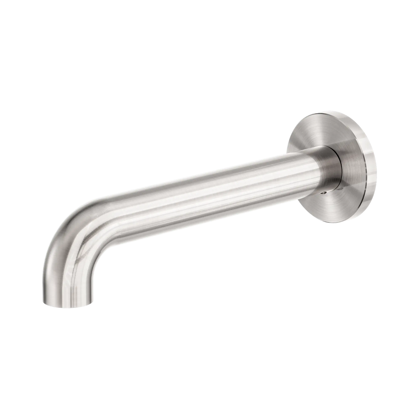 Zen SS316L Round Basin/Bath Spout Only 185mm Brushed Nickel