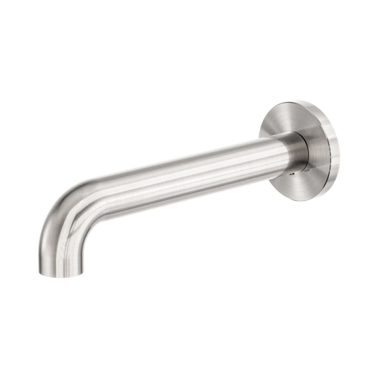 Zen SS316L Round Basin/Bath Spout Only 185mm Brushed Nickel