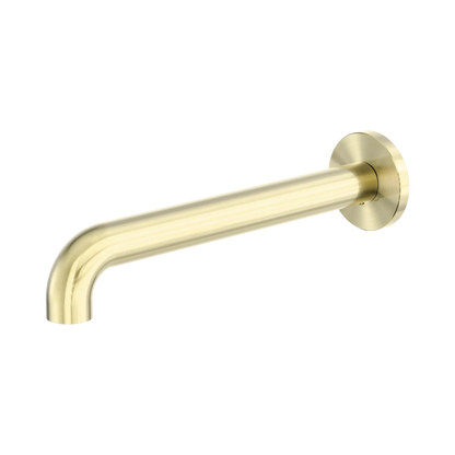 Zen SS316L Round Basin/Bath Spout Only 230mm Brushed Gold