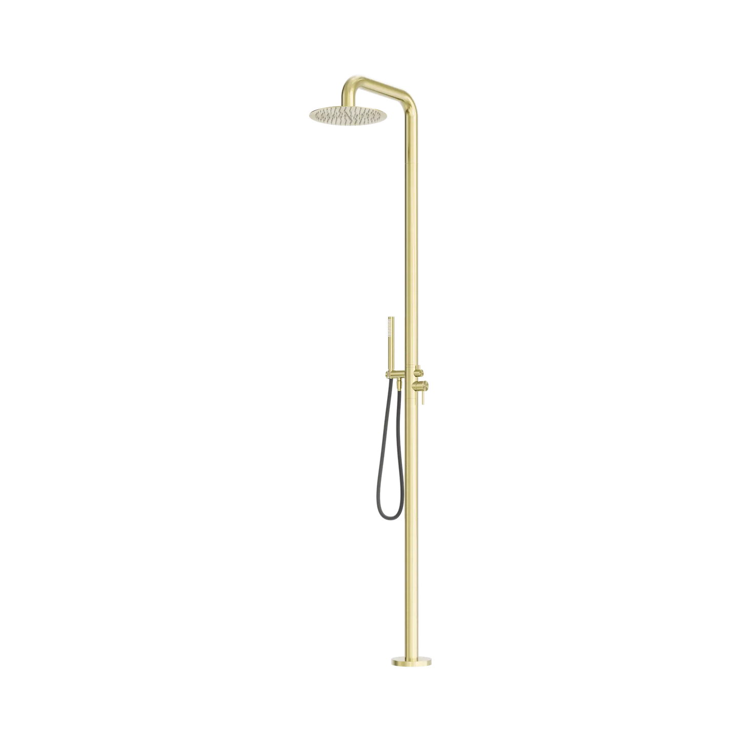 Zen SS316L Outdoor Freestanding Shower Column Brushed Gold