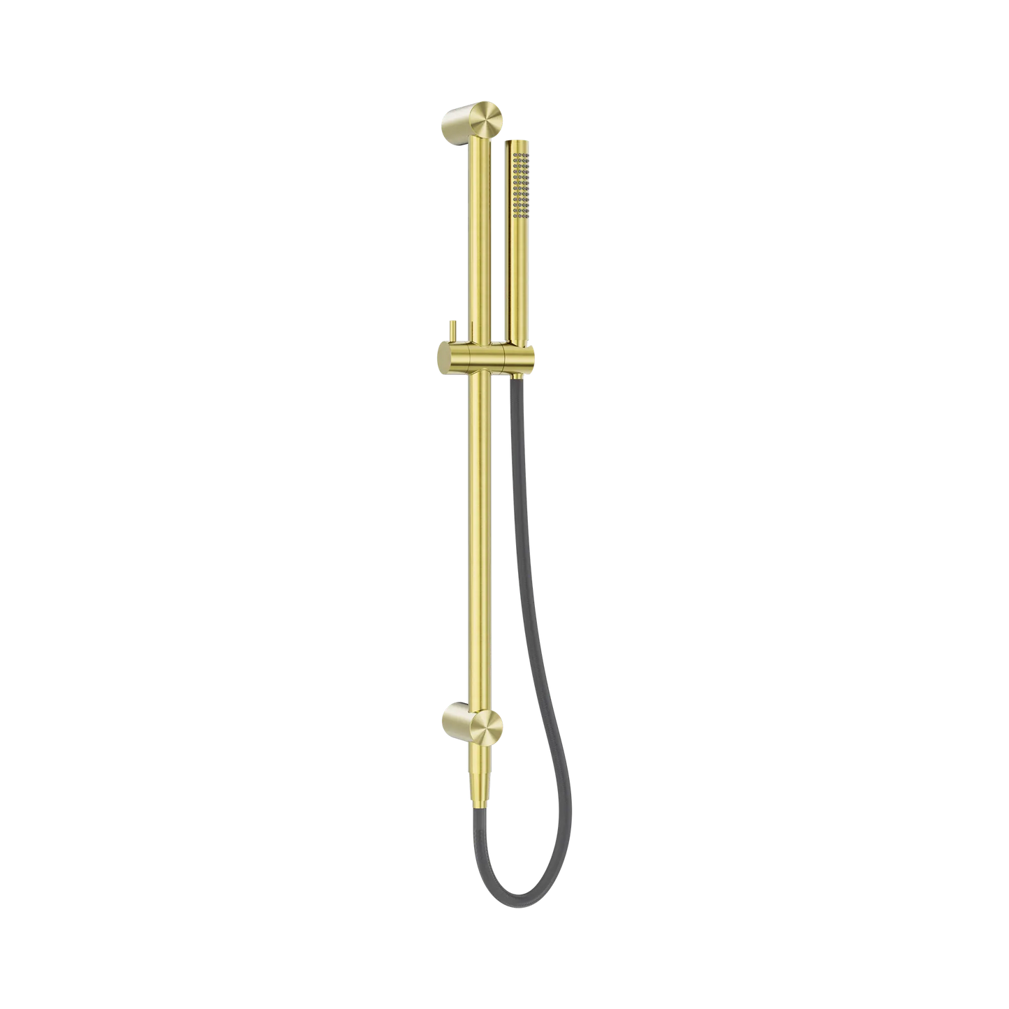 Zen SS316L Shower Rail With Outdoor Shower Hose Brushed Gold