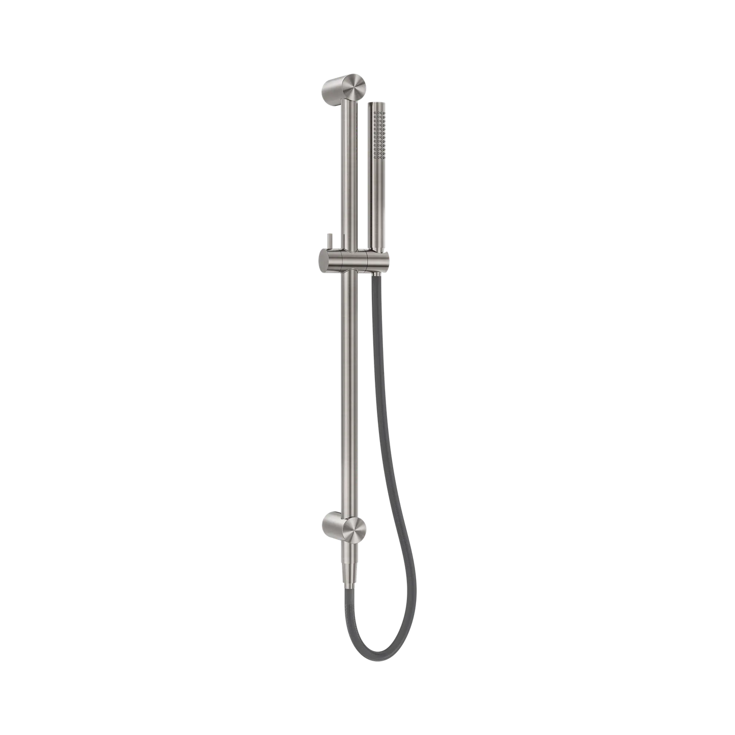 Zen SS316L Shower Rail With Outdoor Shower Hose Brushed Nickel