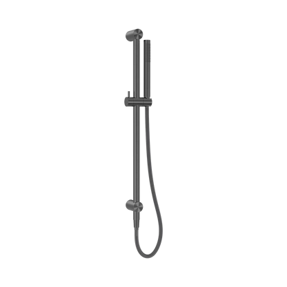 Zen SS316L Shower Rail With Outdoor Shower Hose Graphite