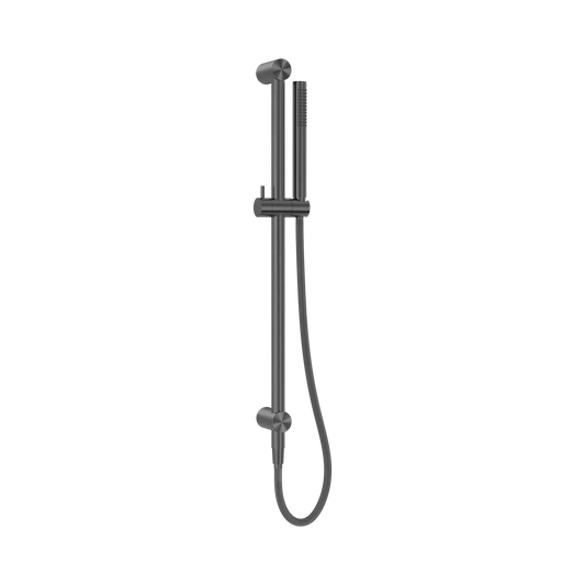 Zen SS316L Shower Rail With Outdoor Shower Hose Graphite