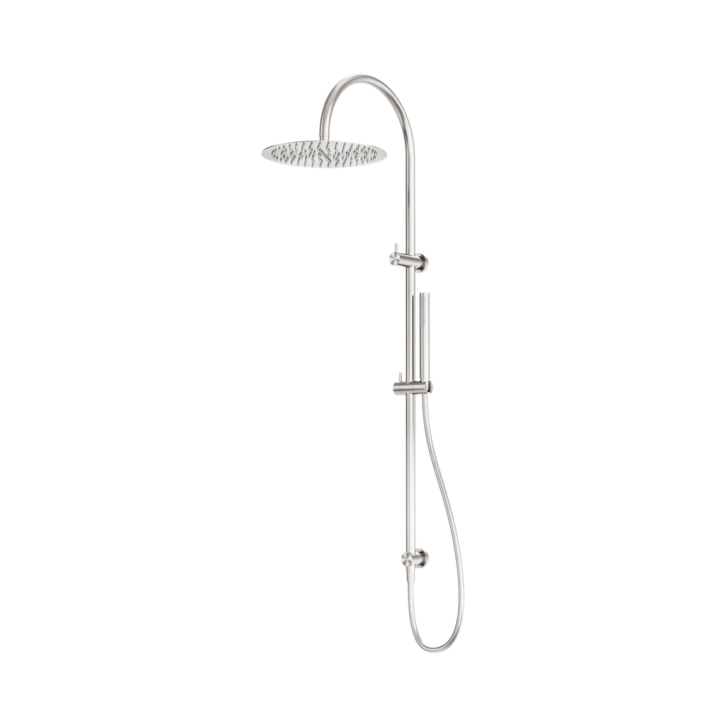 Zen SS316L Twin Shower Brushed Nickel