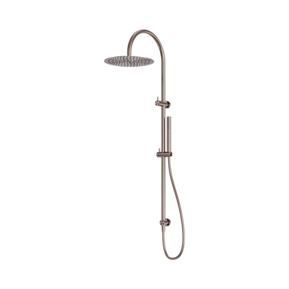 Zen SS316L Twin Shower Brushed Bronze