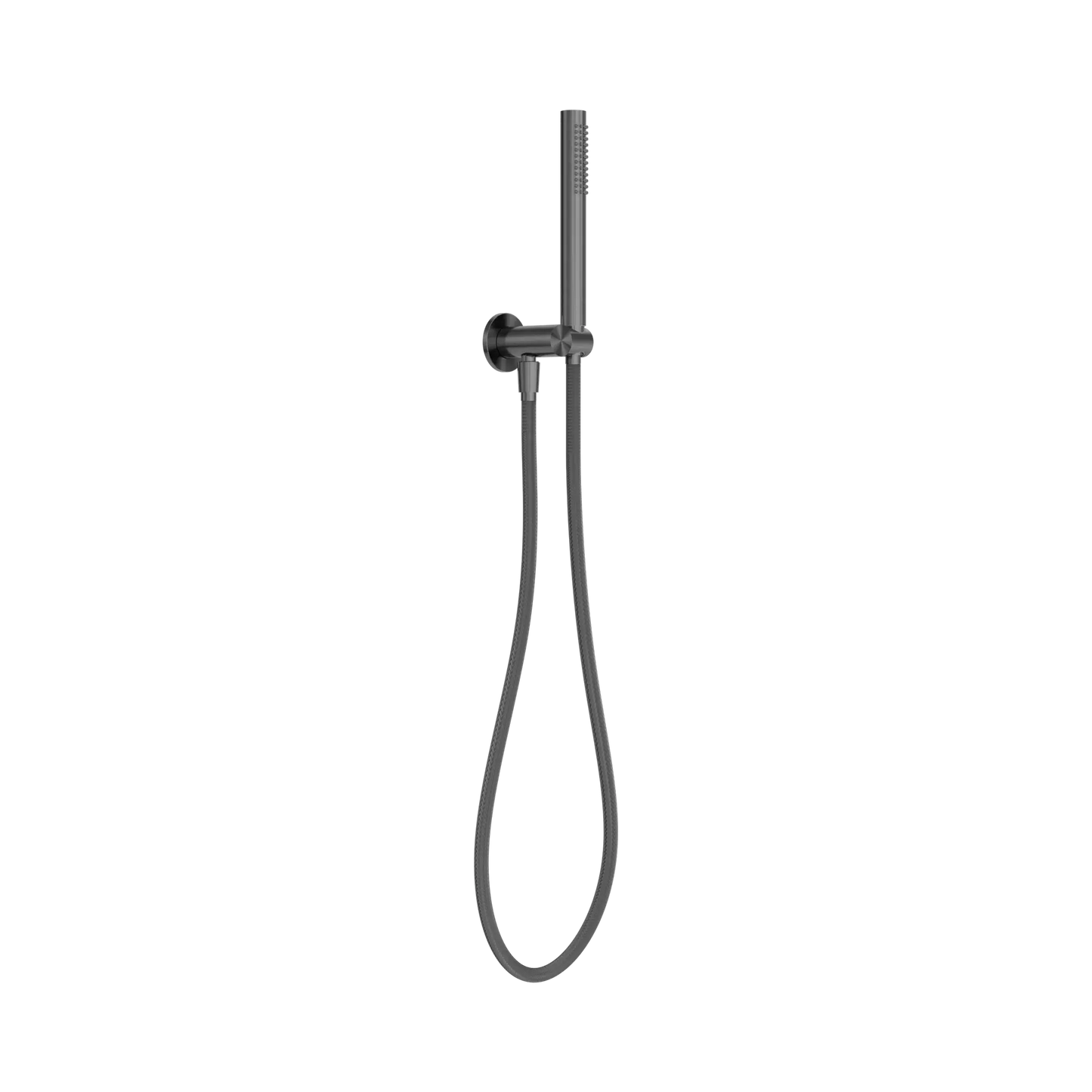 Zen SS316L Shower On Bracket With Outdoor Shower Hose Graphite