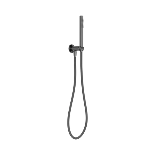 Zen SS316L Shower On Bracket With Outdoor Shower Hose Graphite