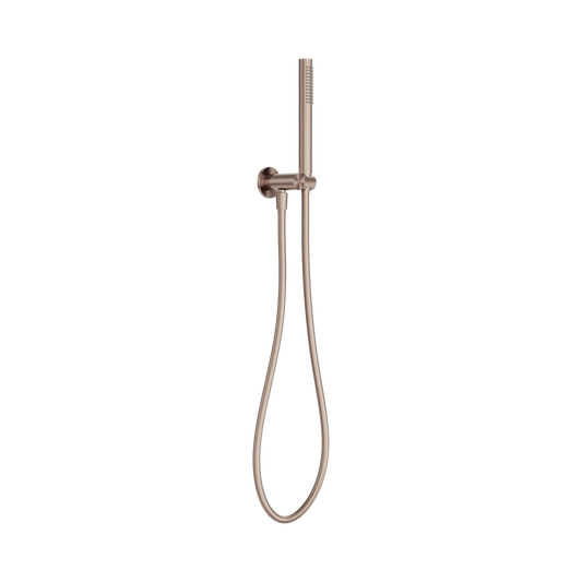 Zen SS316L Shower On Bracket Brushed Bronze