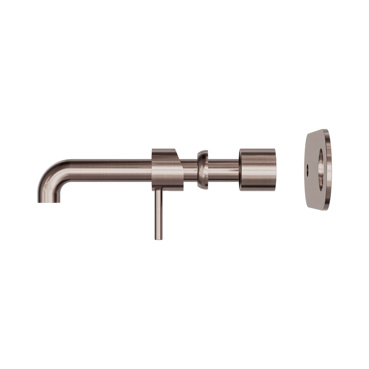 Zen SS316L Wall Basin/Bath Mixer 230mm Spout Trim Kits Only Brushed Bronze